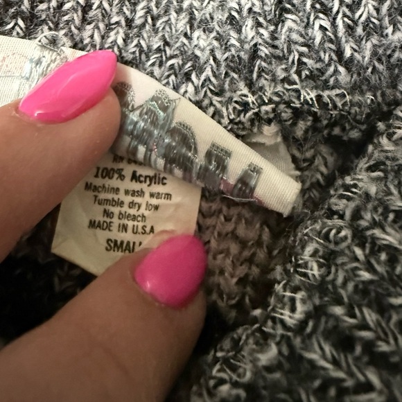 Vintage Croquet Club Collared Geometric Sweater Retro 80’s Size Small - Picture 5 of 6